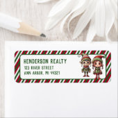 Weihnachtselfen Rücksendeadresse (Insitu)