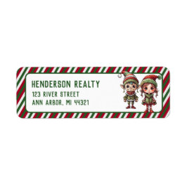 Weihnachtselfen Rücksendeadresse