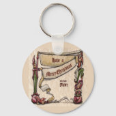 Weihnachtselfen Schlüsselanhänger (Vorderseite)