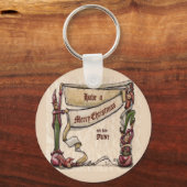 Weihnachtselfen Schlüsselanhänger (Vorderseite)