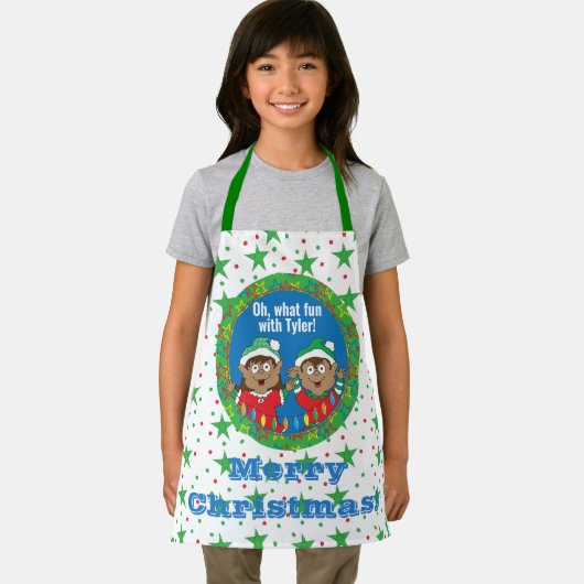 Weihnachtselfen Schürze (Insitu)