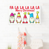 Weihnachtselfen singen banner (Insitu)