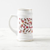 Weihnachtselfen stein bierglas (Links)