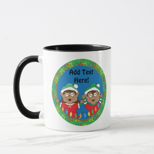 Weihnachtselfen Tasse (Links)