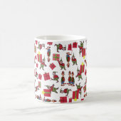 Weihnachtselfen-Tasse Kaffeetasse (Mittel)