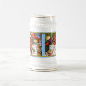 Weihnachtselfen Tasse/Stein Bierglas (Mittel)