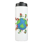 Weihnachtselfen Thermosbecher (Vorderseite)