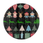 Weihnachtselfen und mehr schneidebrett (Vorderseite)