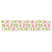 Weihnachtselfen Weihnachtsmuster Kurzer Tischläufer (Horizontal)