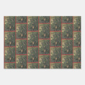 Weihnachtselfen Wrapping Paper Set 1 Geschenkpapier Set (Vorderseite 3)