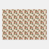 Weihnachtselfen Wrapping Paper Set 1 Geschenkpapier Set (Vorderseite 2)
