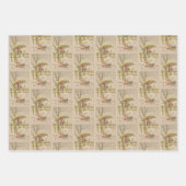 Weihnachtselfen Wrapping Paper Set 2 Geschenkpapier Set (Vorderseite 2)