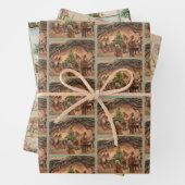 Weihnachtselfen Wrapping Paper Set 2 Geschenkpapier Set (Beispiel)