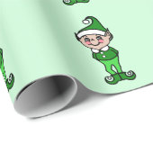 Weihnachtselfen-Wrapping-Papier Geschenkpapier (Rolleneckpunkt)
