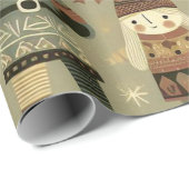 Weihnachtselfen-Wrapping-Papier Geschenkpapier (Rolleneckpunkt)