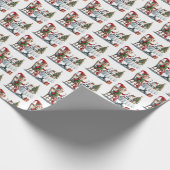 Weihnachtselfenmärchen Geschenkpapier (Ecke)