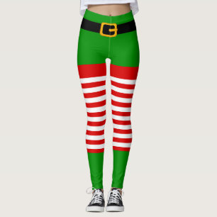 Weihnachtselfkostüme-Leggings Leggings