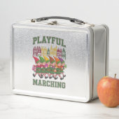 Weihnachtselfparade Metall Brotdose (Beispiel)