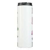 Weihnachtselfparade Thermosbecher (Rückseite)