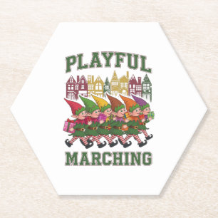 Weihnachtselfparade Untersetzer