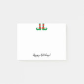 Weihnachtselfüße Sonderferien Post-it Klebezettel (Vorderseite)