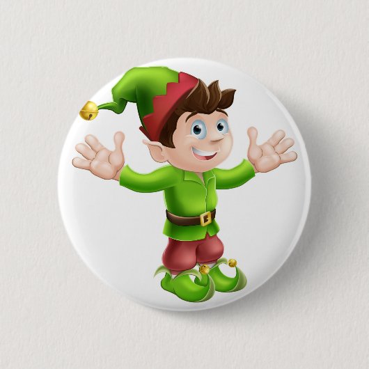 Weihnachtselfwellenartig bewegen button (Vorderseite)
