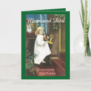 Weihnachtseltern Feiertagskarte