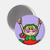 Weihnachtselve Magnet (Vorderseite/Rückseite)