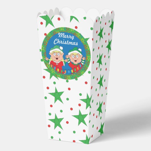 Weihnachtselves Lt Favor Boxes Geschenkschachtel (Vorderseite)