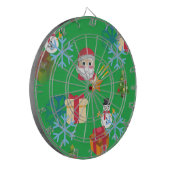 Weihnachtsemoji Dartscheibe (Vorderseite Links)