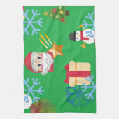Weihnachtsemoji Küchentuch (Vertikal)