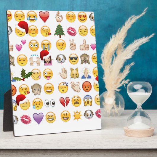 Weihnachtsemojis Fotoplatte (Seite)