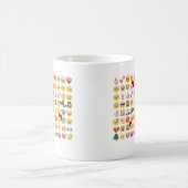 Weihnachtsemojis Kaffeetasse (Mittel)