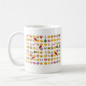 Weihnachtsemojis Kaffeetasse (Links)