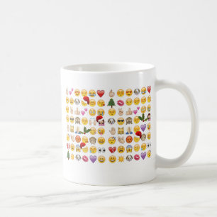 Weihnachtsemojis Kaffeetasse
