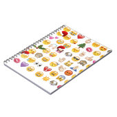 Weihnachtsemojis Notizblock (Linke Seite)