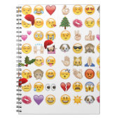 Weihnachtsemojis Notizblock (Vorderseite)