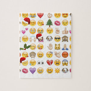 Weihnachtsemojis Puzzle
