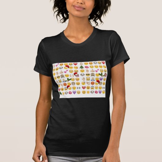 Weihnachtsemojis T-Shirt (Vorderseite)