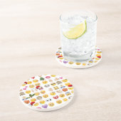 Weihnachtsemojis Untersetzer (Seite)