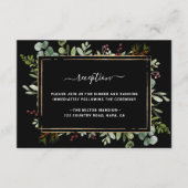 Weihnachtsempfang im botanischen Grünen Begleitkarte (Vorderseite)