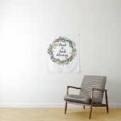 Weihnachtsempfangsstand Foto Stand Wandteppich (Beispiel)