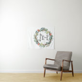 Weihnachtsempfangsstand Foto Stand Wandteppich (Beispiel (Horizontal))