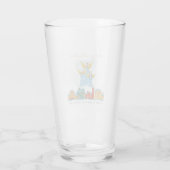Weihnachtsengel bringen Freude und frohe Botschaft Glas (Rückseite)