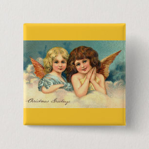 Weihnachtsengel Button