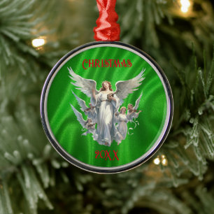Weihnachtsengel-Chor Ornament Aus Metall