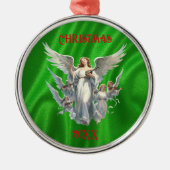 Weihnachtsengel-Chor Ornament Aus Metall (Vorne)