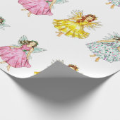 Weihnachtsengel, die JL Biel tanzen Geschenkpapier (Ecke)