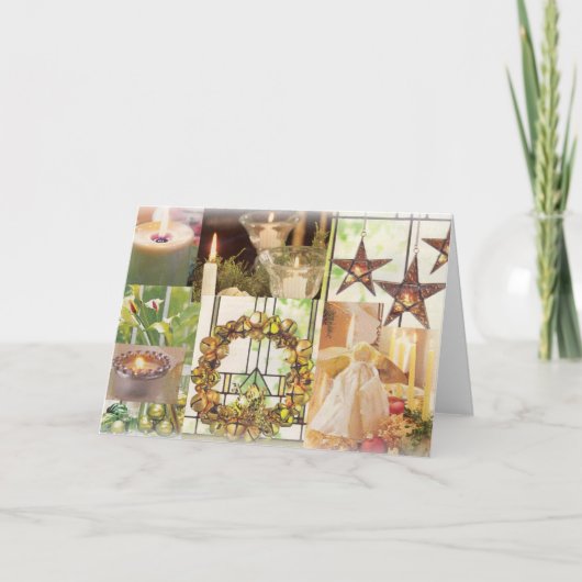 Weihnachtsengel Feiertagskarte (Vorderseite)