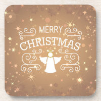 Weihnachtsengel, funkelnde Sterne